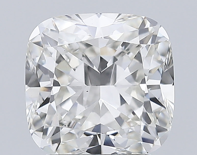 2.12 Carat Cushion Lab Diamond with  Cut Diamond in 14KT  view 1
