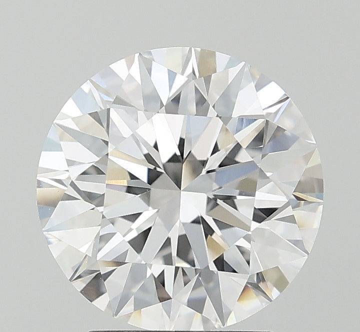 3.01 Carat Round Lab Diamond with  Cut Diamond in 14KT  view 1
