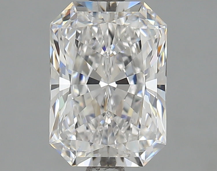 2.26 Carat Radiant Lab Diamond with  Cut Diamond in 14KT  view 1
