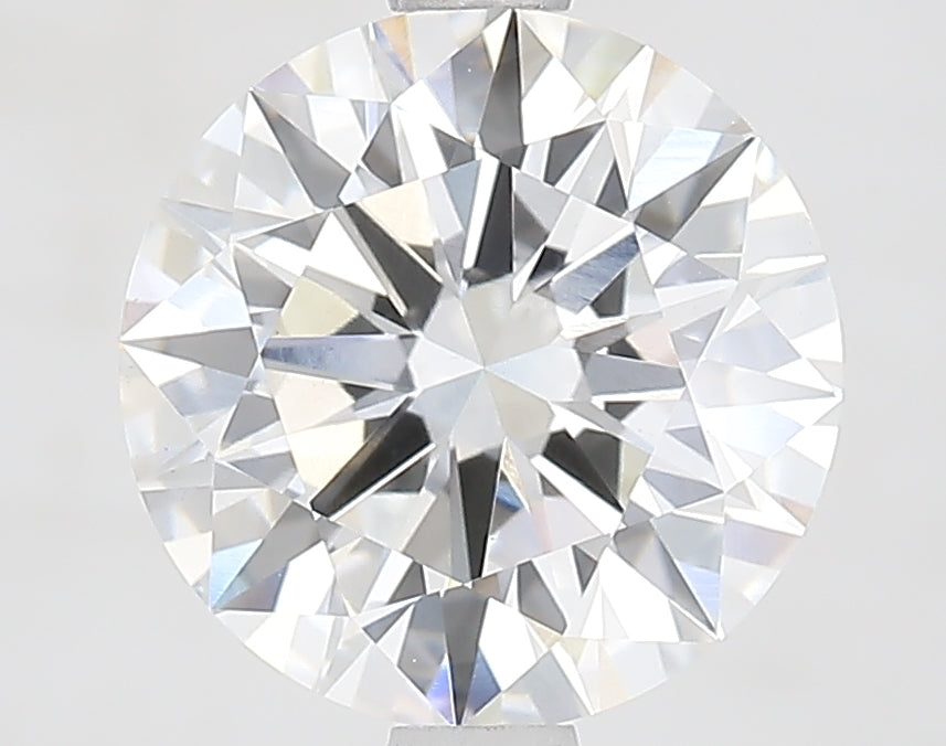 2.3 Carat Round Lab Diamond with  Cut Diamond in 14KT  view 1
