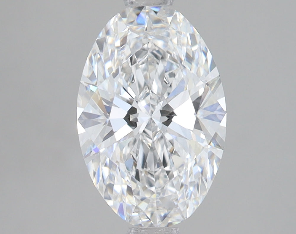 1.88 Carat Oval Lab Diamond with  Cut Diamond in 14KT  view 1
