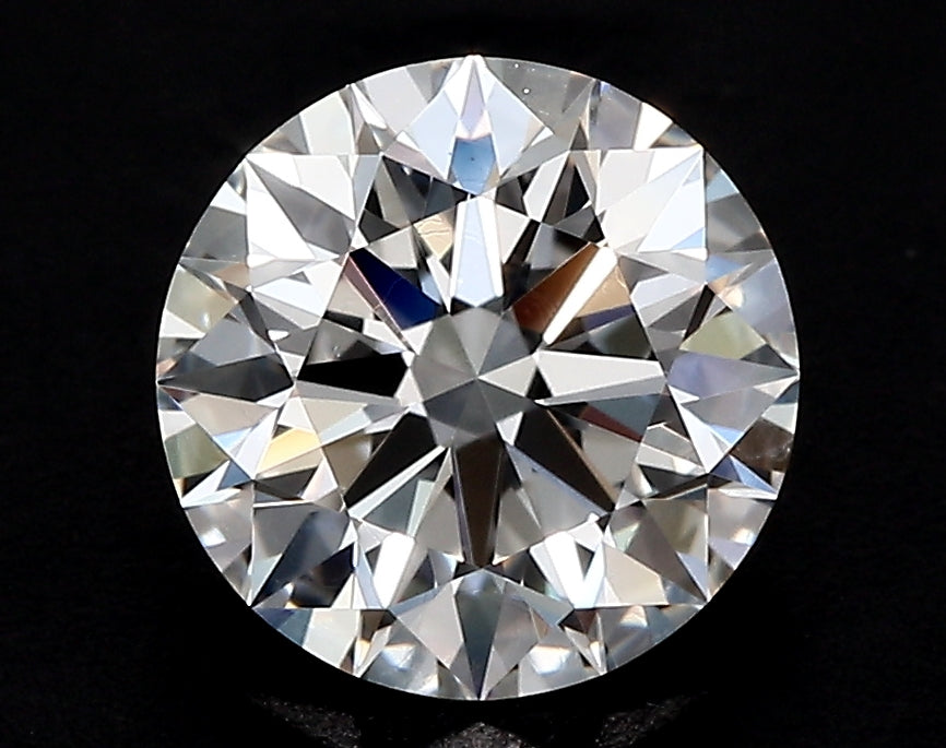 2.53 Carat Round Lab Diamond with  Cut Diamond in 14KT  view 1
