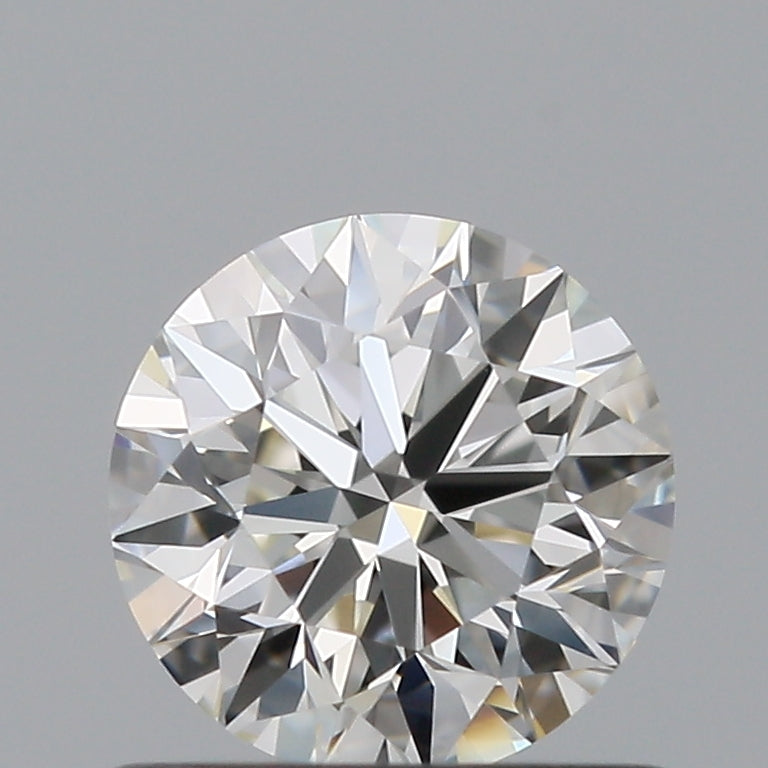 0.66 Carat Round Natural Diamond with  Cut Diamond in 14KT  view 1
