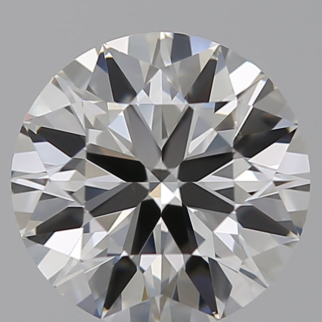 1.48 Carat Round Lab Diamond with  Cut Diamond in 14KT  view 1
