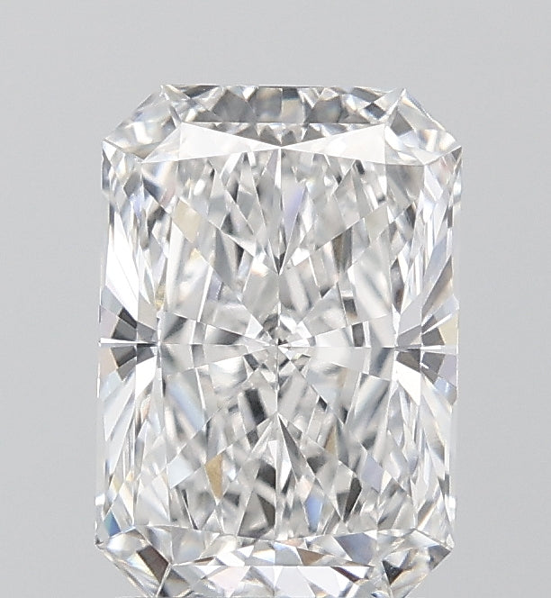 2.07 Carat Radiant Lab Diamond with  Cut Diamond in 14KT  view 1
