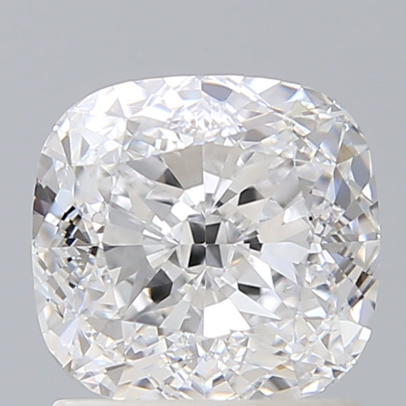 1.55 Carat Cushion Lab Diamond with  Cut Diamond in 14KT  view 1
