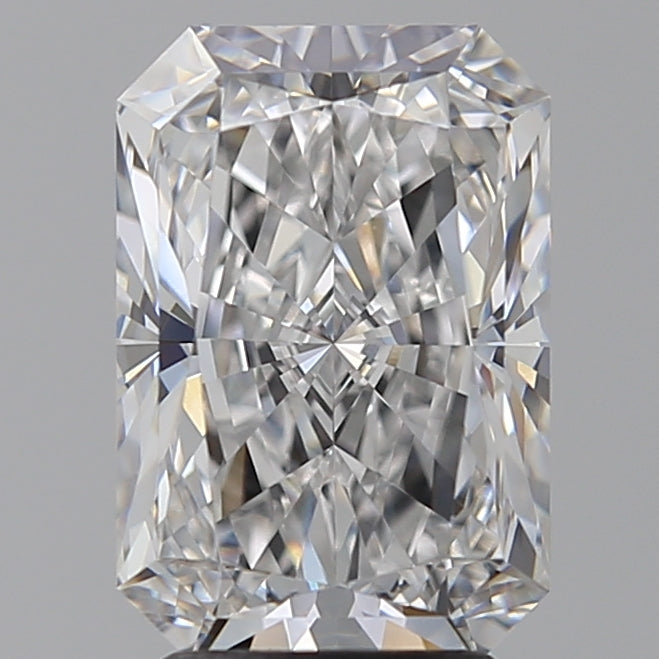 3.5 Carat Radiant Lab Diamond with  Cut Diamond in 14KT  view 1
