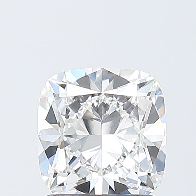 1.53 Carat Cushion Lab Diamond with  Cut Diamond in 14KT  view 1
