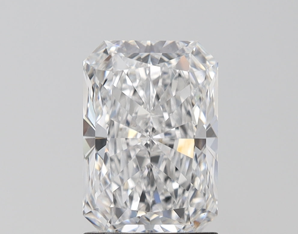 2.36 Carat Radiant Lab Diamond with  Cut Diamond in 14KT  view 1
