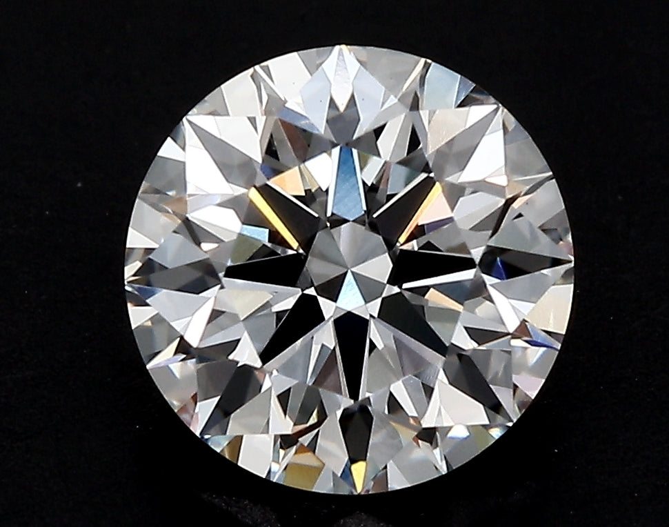 2.5 Carat Round Lab Diamond with  Cut Diamond in 14KT  view 1
