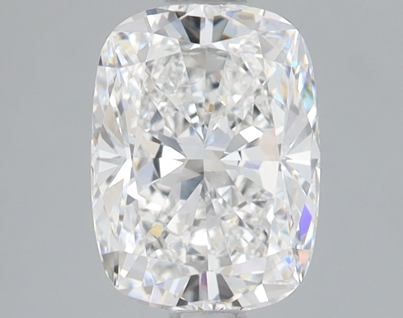 1.71 Carat Cushion Lab Diamond with  Cut Diamond in 14KT  view 1

