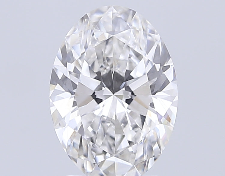2.14 Carat Oval Lab Diamond with  Cut Diamond in 14KT  view 1
