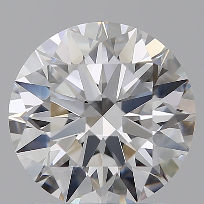 1.45 Carat Round Lab Diamond with  Cut Diamond in 14KT  view 1
