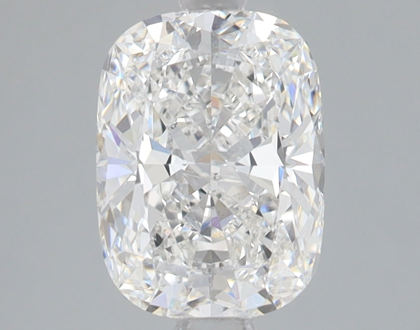 1.61 Carat Cushion Lab Diamond with  Cut Diamond in 14KT  view 1

