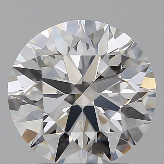 1.46 Carat Round Lab Diamond with  Cut Diamond in 14KT  view 1
