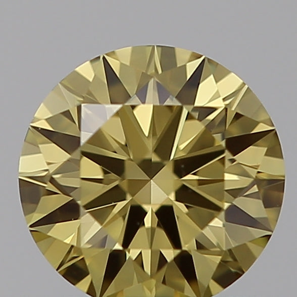 0.43 Carat Round Lab Diamond with  Cut Diamond in 14KT  view 1
