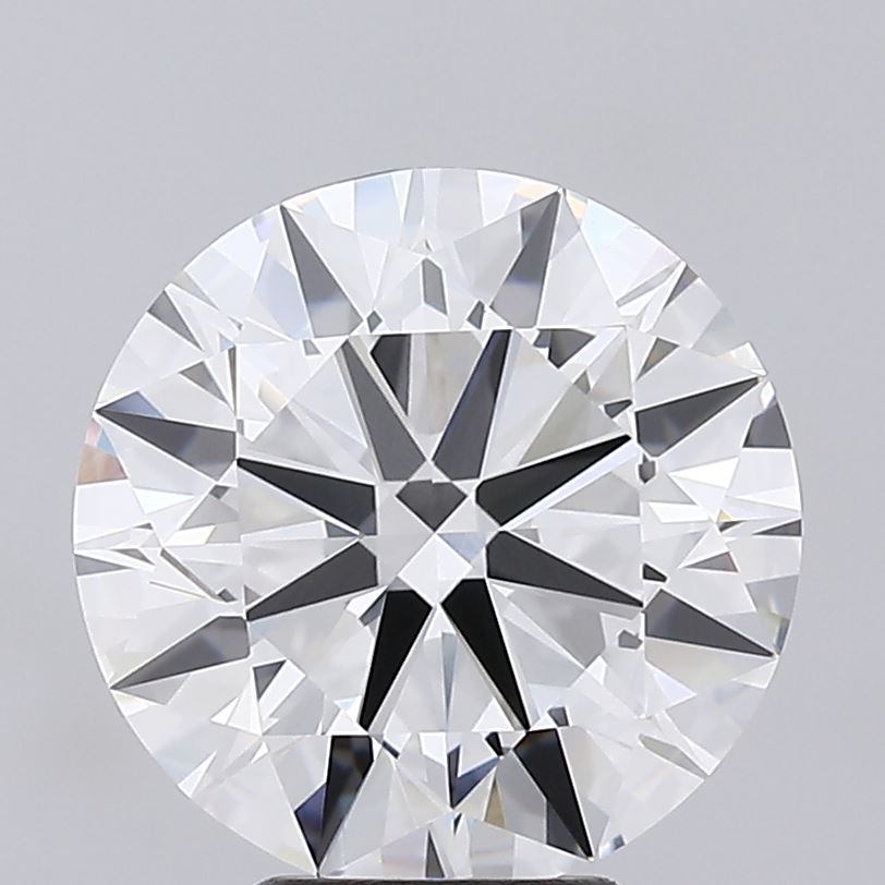 5.21 Carat Round Lab Diamond with  Cut Diamond in 14KT  view 1
