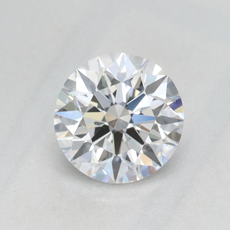 0.5 Carat Round Lab Diamond with  Cut Diamond in 14KT  view 1
