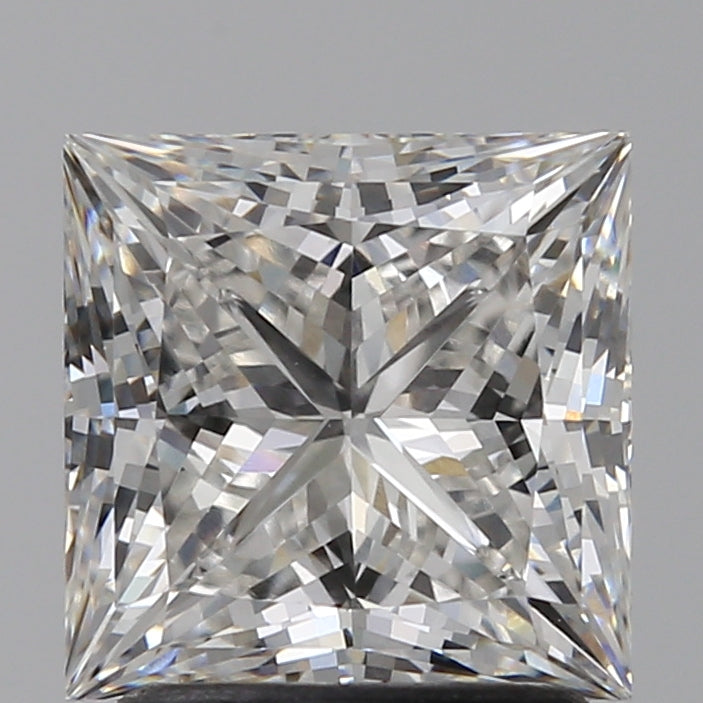 2.05 Carat Princess Lab Diamond with  Cut Diamond in 14KT  view 1
