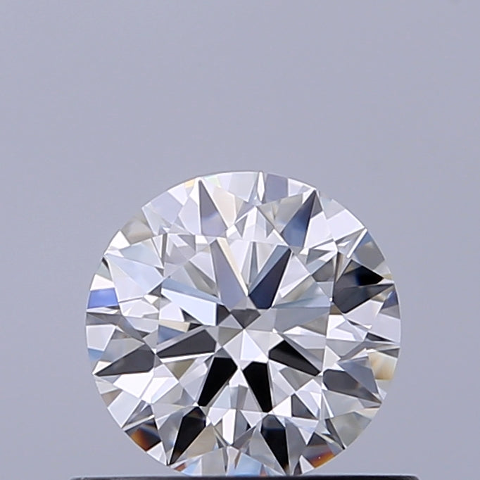 0.55 Carat Round Natural Diamond with  Cut Diamond in 14KT  view 1
