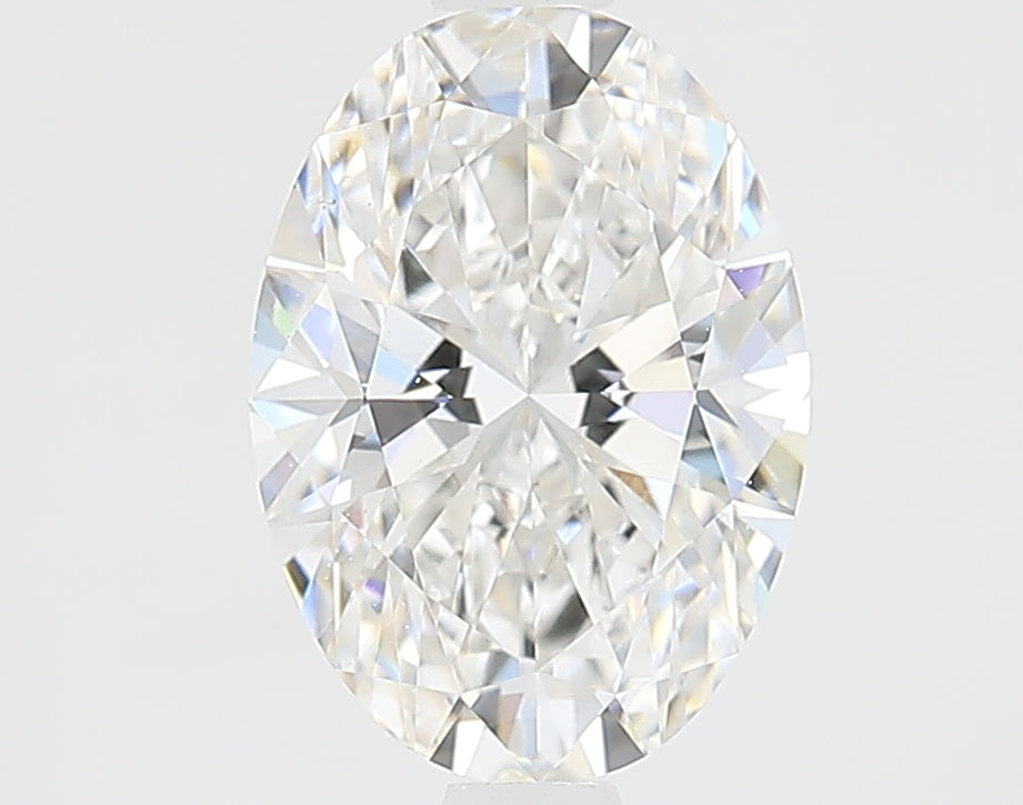 1.68 Carat Oval Lab Diamond with  Cut Diamond in 14KT  view 1
