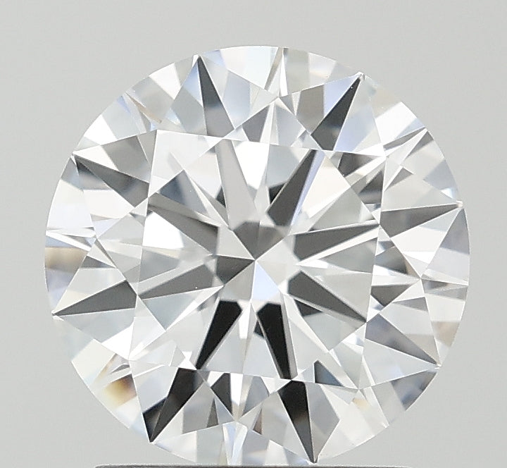1.7 Carat Round Lab Diamond with  Cut Diamond in 14KT  view 1

