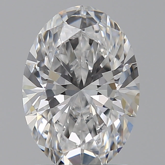 1.55 Carat Oval Lab Diamond with  Cut Diamond in 14KT  view 1
