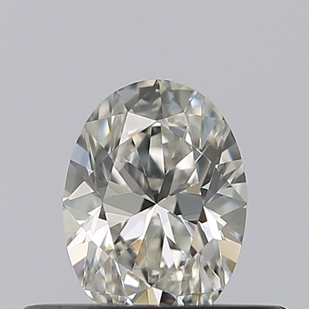 0.3 Carat Oval Natural Diamond with  Cut Diamond in 14KT  view 1
