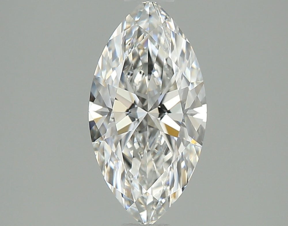 0.9 Carat Marquise Lab Diamond with  Cut Diamond in 14KT  view 1
