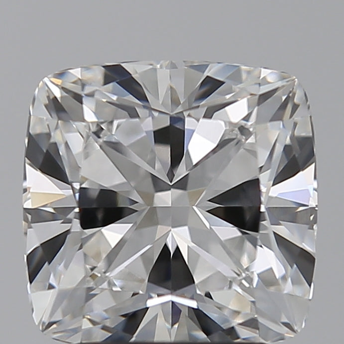 2.59 Carat Cushion Lab Diamond with  Cut Diamond in 14KT  view 1
