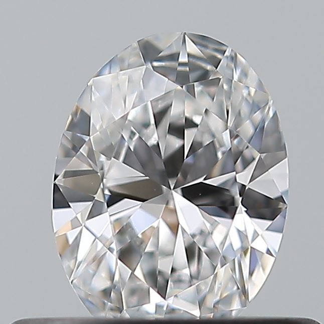 0.35 Carat Oval Natural Diamond with  Cut Diamond in 14KT  view 1
