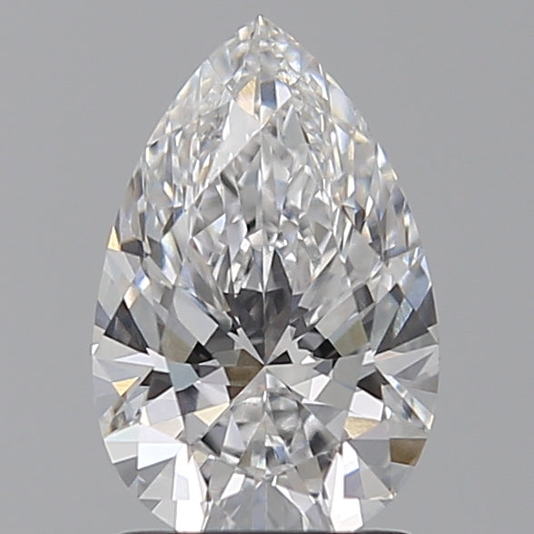 1.55 Carat Pear Lab Diamond with  Cut Diamond in 14KT  view 1

