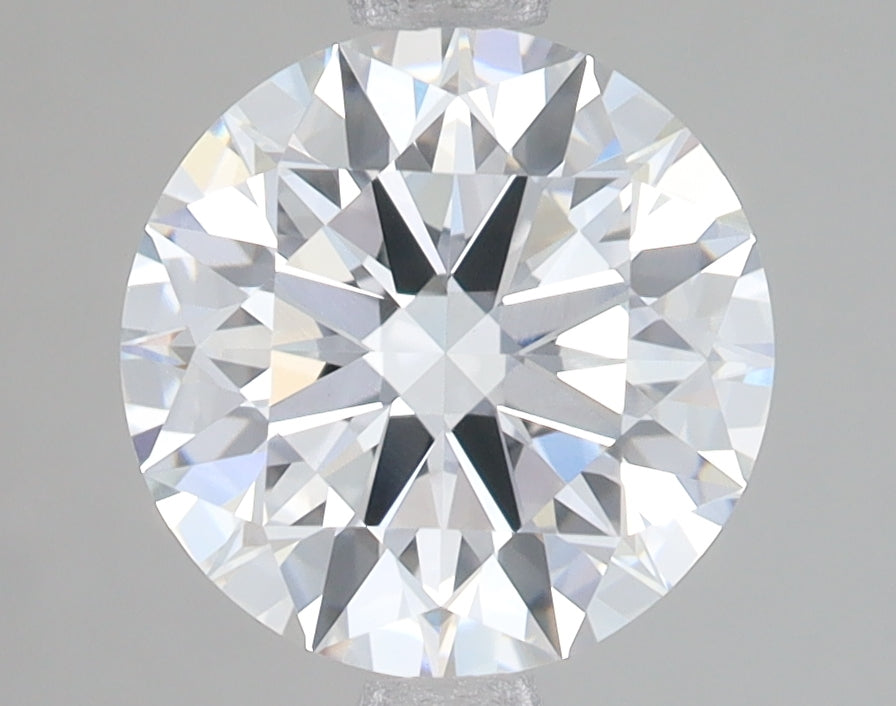 2.72 Carat Round Lab Diamond with  Cut Diamond in 14KT  view 1
