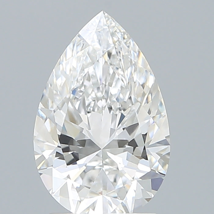 2.2 Carat Pear Lab Diamond with  Cut Diamond in 14KT  view 1
