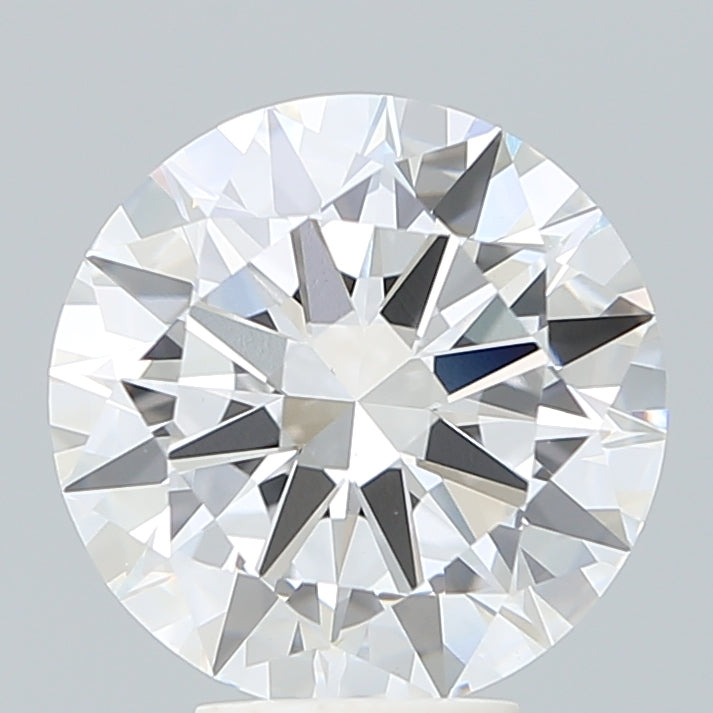 5.0 Carat Round Lab Diamond with  Cut Diamond in 14KT  view 1
