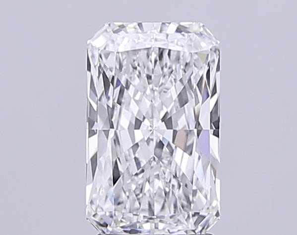 3.03 Carat Radiant Lab Diamond with  Cut Diamond in 14KT  view 1
