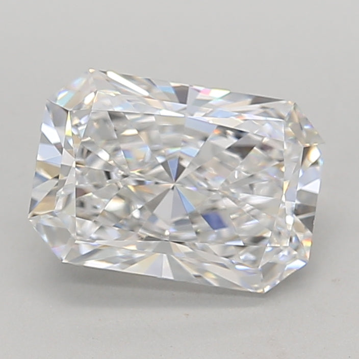 3.04 Carat Radiant Lab Diamond with  Cut Diamond in 14KT  view 1
