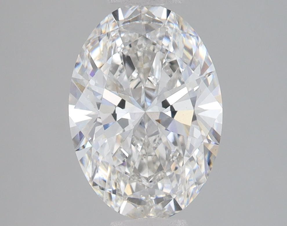 2.04 Carat Oval Lab Diamond with  Cut Diamond in 14KT  view 1
