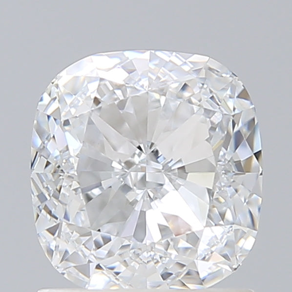 1.5 Carat Cushion Lab Diamond with  Cut Diamond in 14KT  view 1
