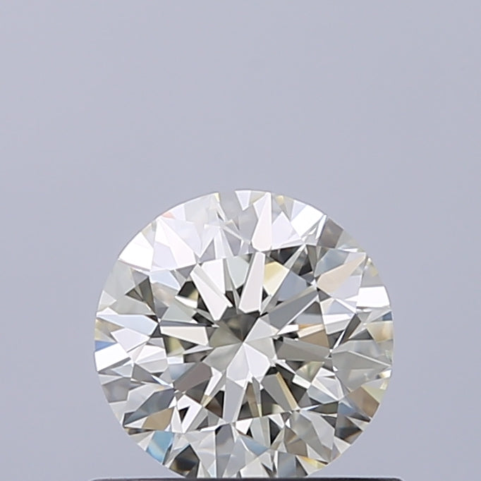 0.6 Carat Round Natural Diamond with  Cut Diamond in 14KT  view 1
