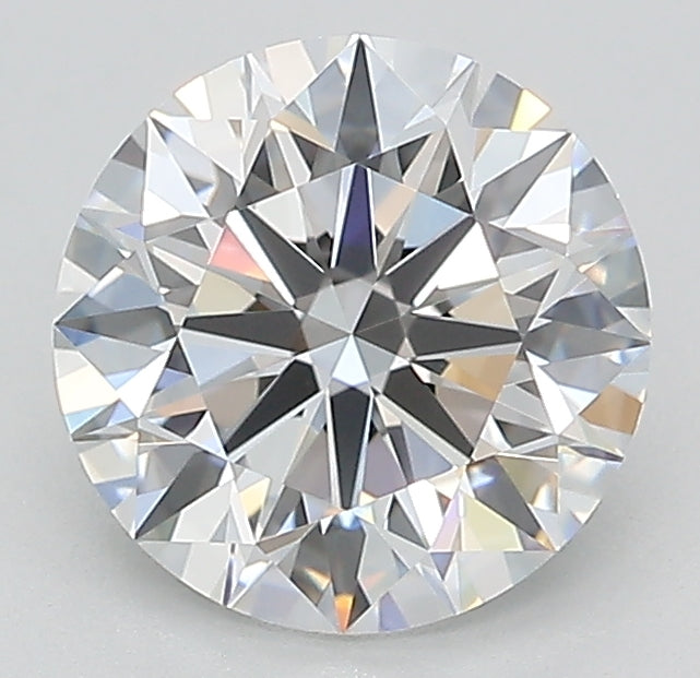 1.72 Carat Round Lab Diamond with  Cut Diamond in 14KT  view 1
