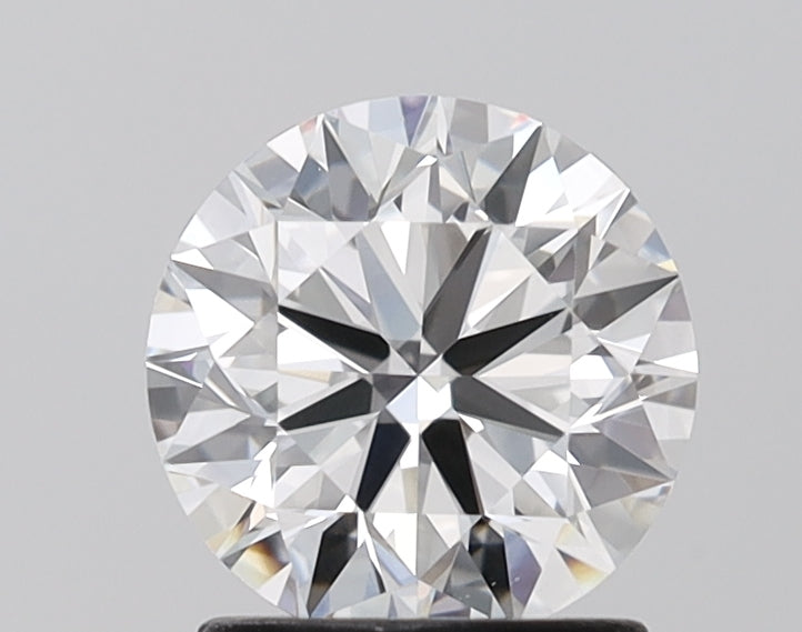 1.5 Carat Round Lab Diamond with  Cut Diamond in 14KT  view 1
