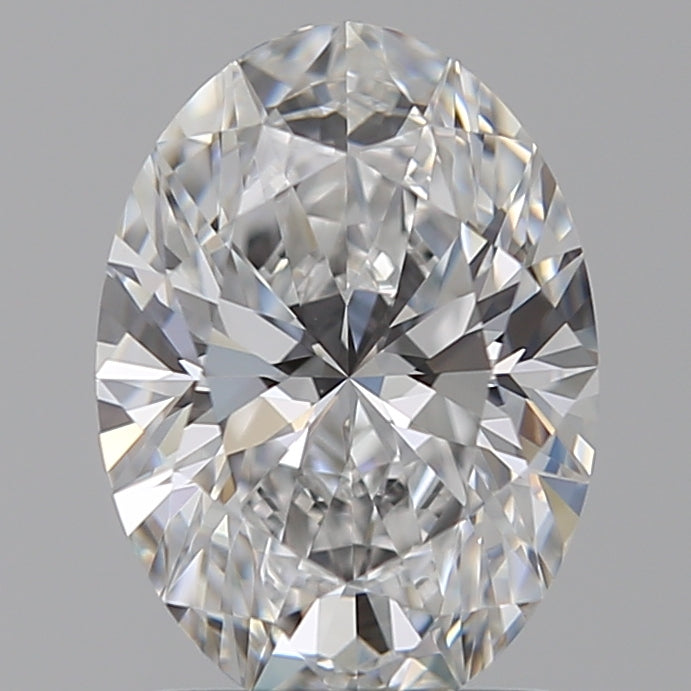 1.58 Carat Oval Lab Diamond with  Cut Diamond in 14KT  view 1
