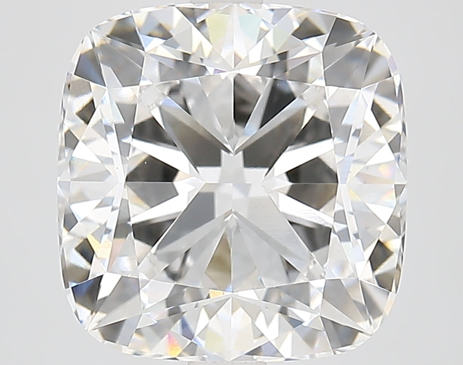 5.31 Carat Cushion Lab Diamond with  Cut Diamond in 14KT  view 1
