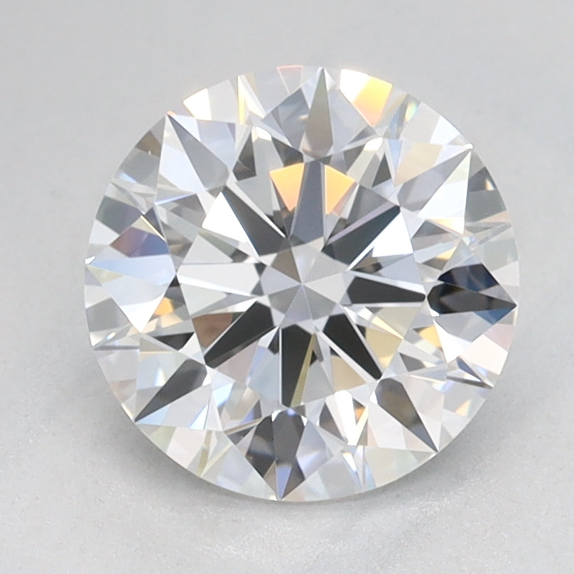 1.45 Carat Round Lab Diamond with  Cut Diamond in 14KT  view 1
