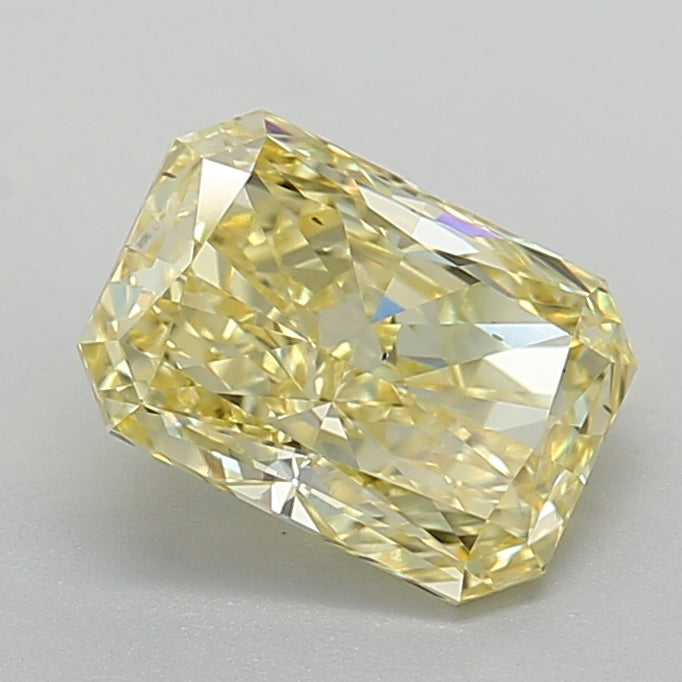 1.73 Carat Radiant Lab Diamond with  Cut Diamond in 14KT  view 1
