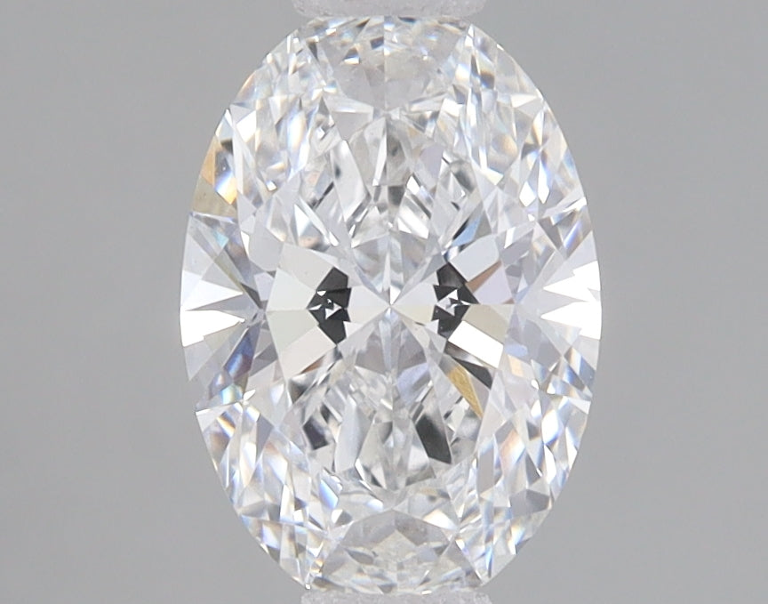 1.53 Carat Oval Lab Diamond with  Cut Diamond in 14KT  view 1
