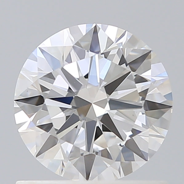 0.9 Carat Round Lab Diamond with  Cut Diamond in 14KT  view 1
