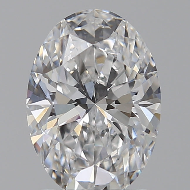 1.53 Carat Oval Lab Diamond with  Cut Diamond in 14KT  view 1
