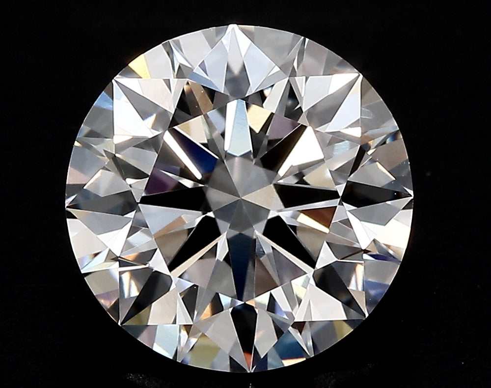 5.59 Carat Round Lab Diamond with  Cut Diamond in 14KT  view 1
